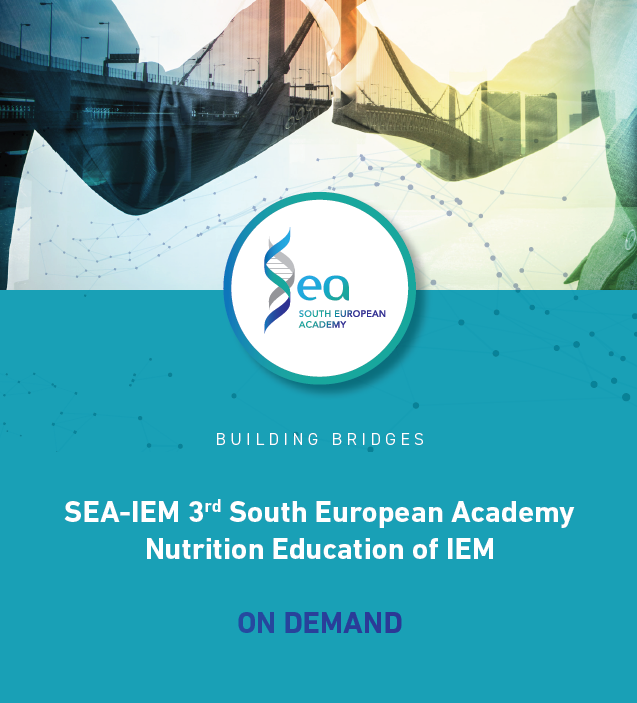 Course Image SEA-IEM 3rd South European Academy Nutrition Education of IEM | ON DEMAND
